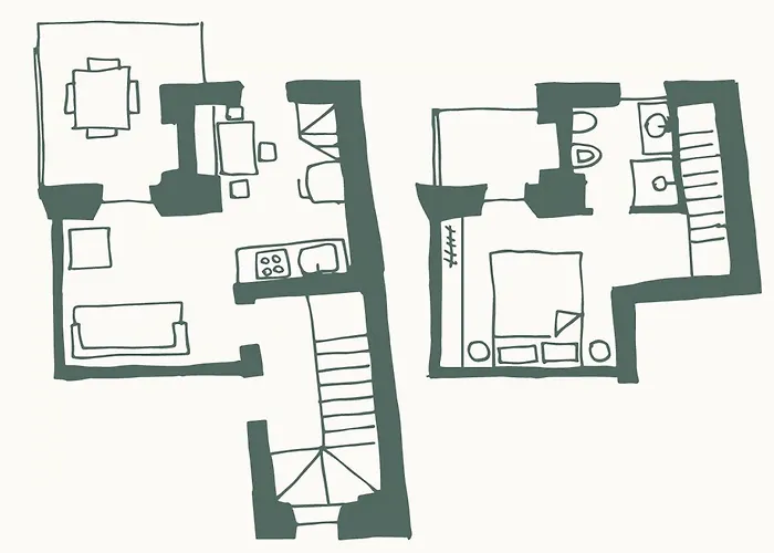 Contemporary Duplex In The Heart Of Apartamento *